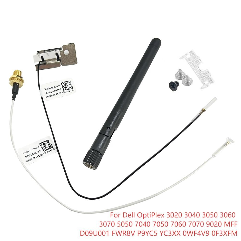 Dell OptiPlex 3020 3040 3060 7040 7070 9020 MFF WiFi Antenna Cable 2.5G D09U001 FWR8V P9YC5 YC3XX 0F3XFM