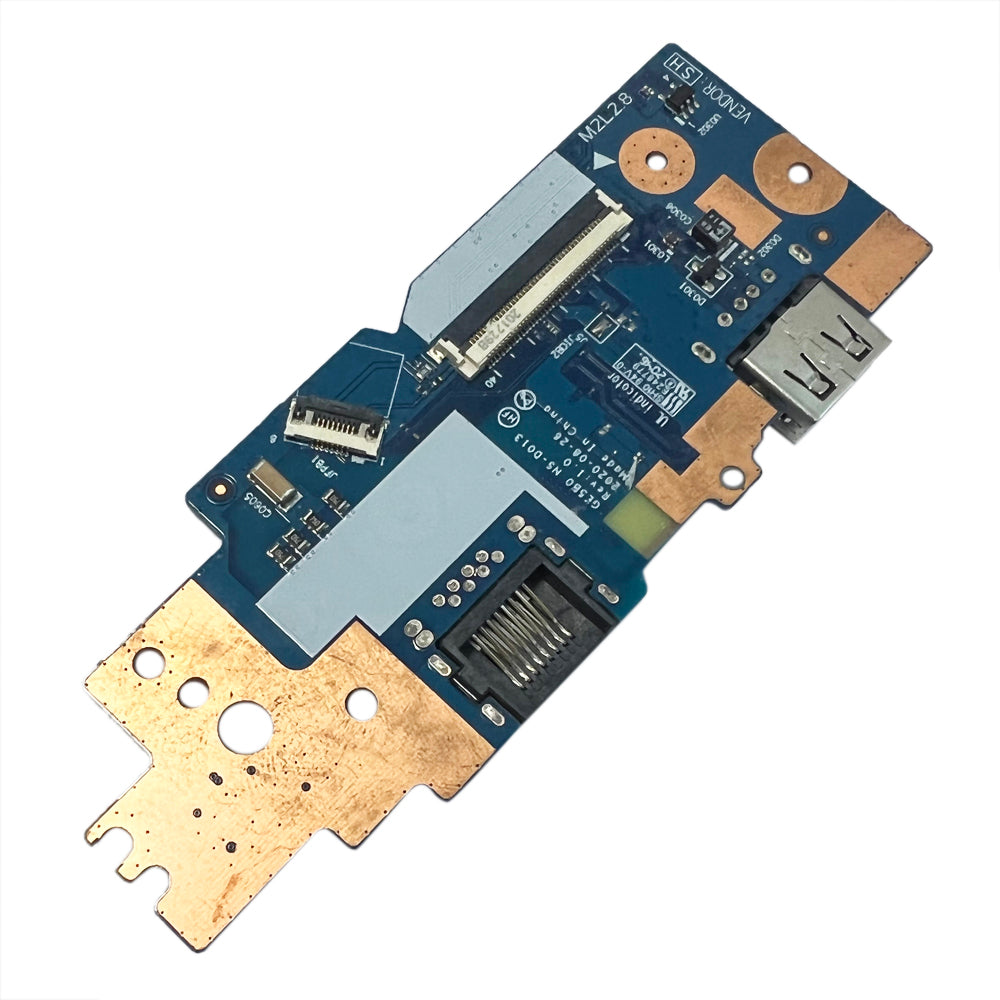 For Lenovo ThinkPad E15 Gen 2 20TD 20TE USB Board with Fingerprint reader 5C50Z44718 NS-D013