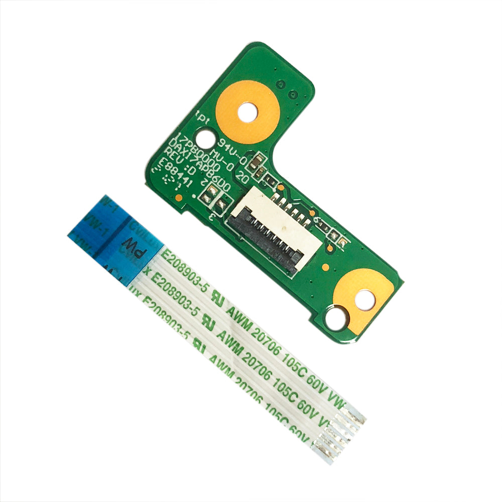 Power Button Board With Cable For HP Pavilion 17z-g 17T-G 17t-g100 17-G ENVY NOTEBOOK - 17-S066NR DAX17APB6D0