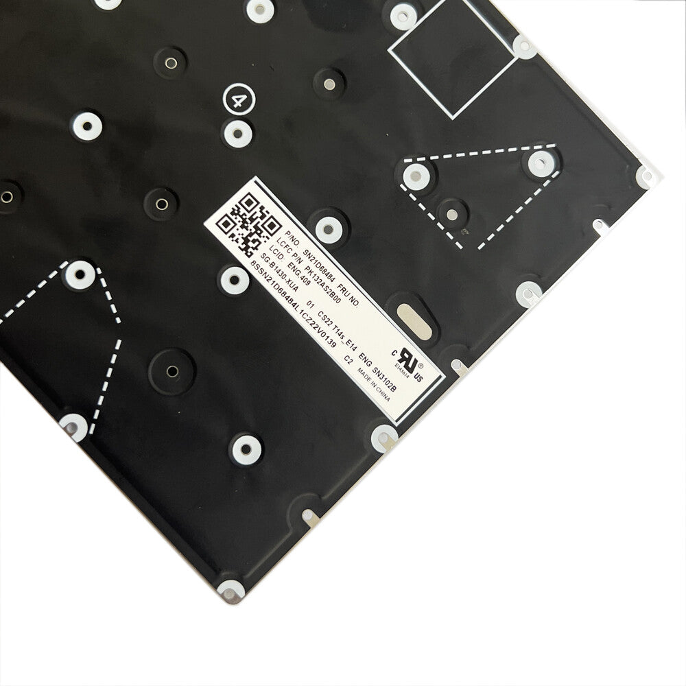 For Lenovo ThinkPad T14s Gen 3 21BR 21BS US Black Keyboard SN21D68484