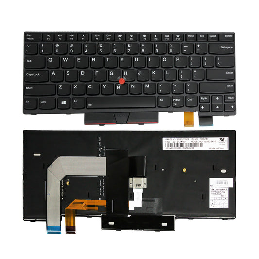 For LENOVO ThinkPad  T470 20HD 20HE 20JM 20JN A475 20KL 20KM T480 20L5 20L6 A485 20MU 20MV US Backlit Keyboard 01AX569 01AX528 01AX487