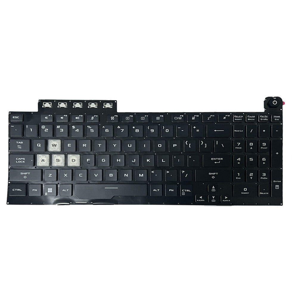 For ASUS TUF Gaming F15 FX506 FA506 FA506Q FX506L FA506U FX506LI US Backlit Keyboard
