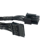 GinTai EVGA SATA6 pin to 3X SATA Driver Power Cable Replacement For EVGA Supernova 450-850 G2 B3 G3 G5 P2 B2