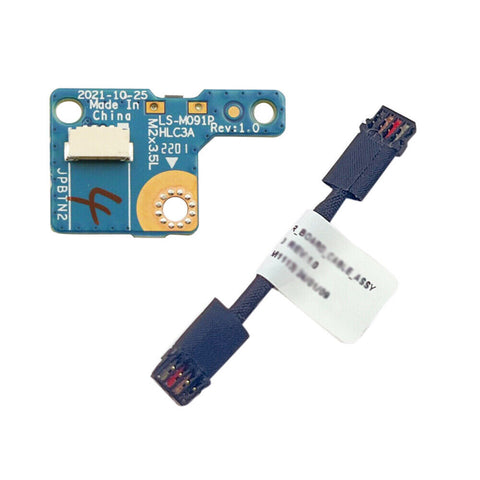 Power Switch ON-FF Button Board+Flex Cable Ribbon For LENOVO Yoga 6 13ALC7 82UD Yoga 6 13ABR8 83B2