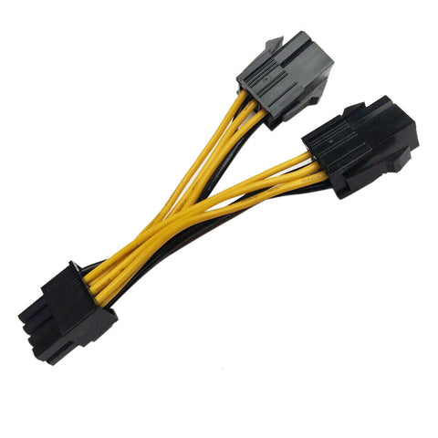 Zahara Graphics Card Cable For NVIDIA VGA Dual 6 Pin To 8 Pin