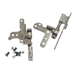 L&R LCD Screen Hinge Bracket Pair Kit Set Arm For Lenovo Ideapad 5-15IIL05 81YK (with 8 pcs Screws)