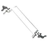 Left & Right LCD Screen Hinge Bracket Pair Kit Set Arm For HP Book 15-FC 15-FD 250 255 G10