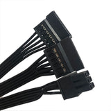 Power Supply Cable For Seasonic 6Pin to 3 SATA 15Pin