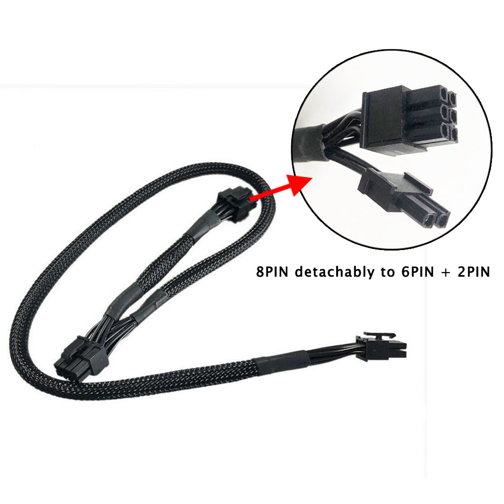 FOR EVGA Supernova 550-1600 G2 P2 T2 GT 8 PIN TO DUAL 8 pin PCIE VGA Power Cable