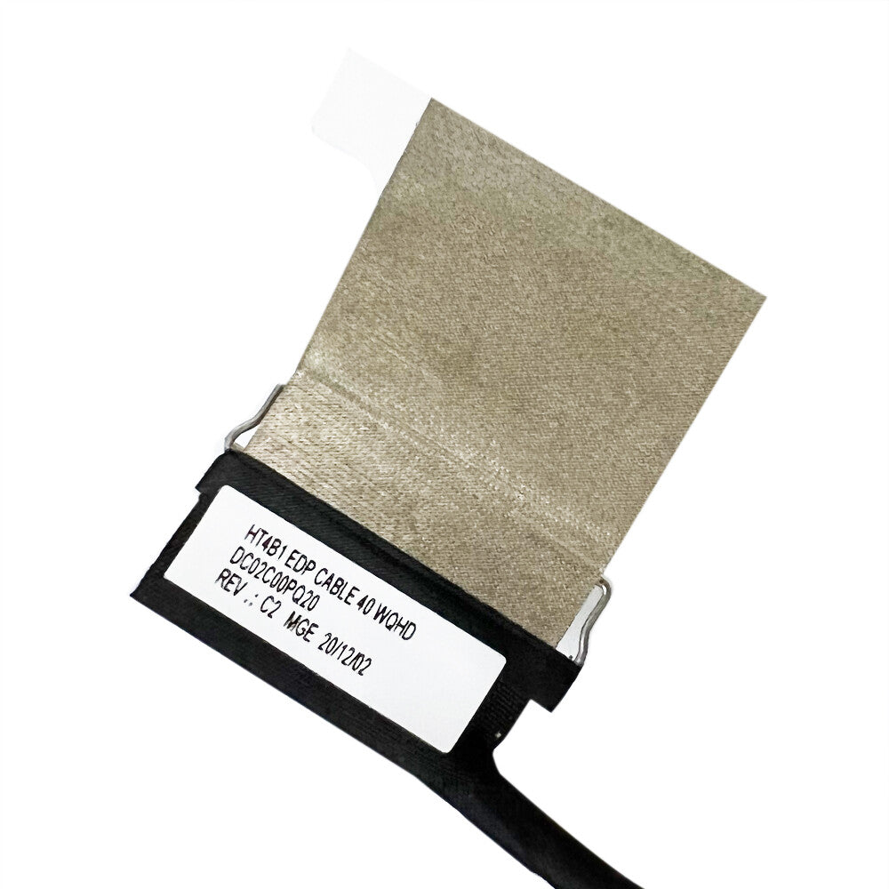 For LENOVO ThinkPad T14s Gen 2 20WM 20WN 20XF 20XG WQHD LCD Video Screen Cable 40pin 5C11C12514 DC02C00PQ20 DC02C00PQ10 SC10Z23782 SC10Z23783
