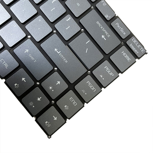 For MSI MS-16Q3 P65 Creator 8RD P65 Creator 8RE US Gray Backlit Keyboard NSK-FDABN_800 P-180402-2