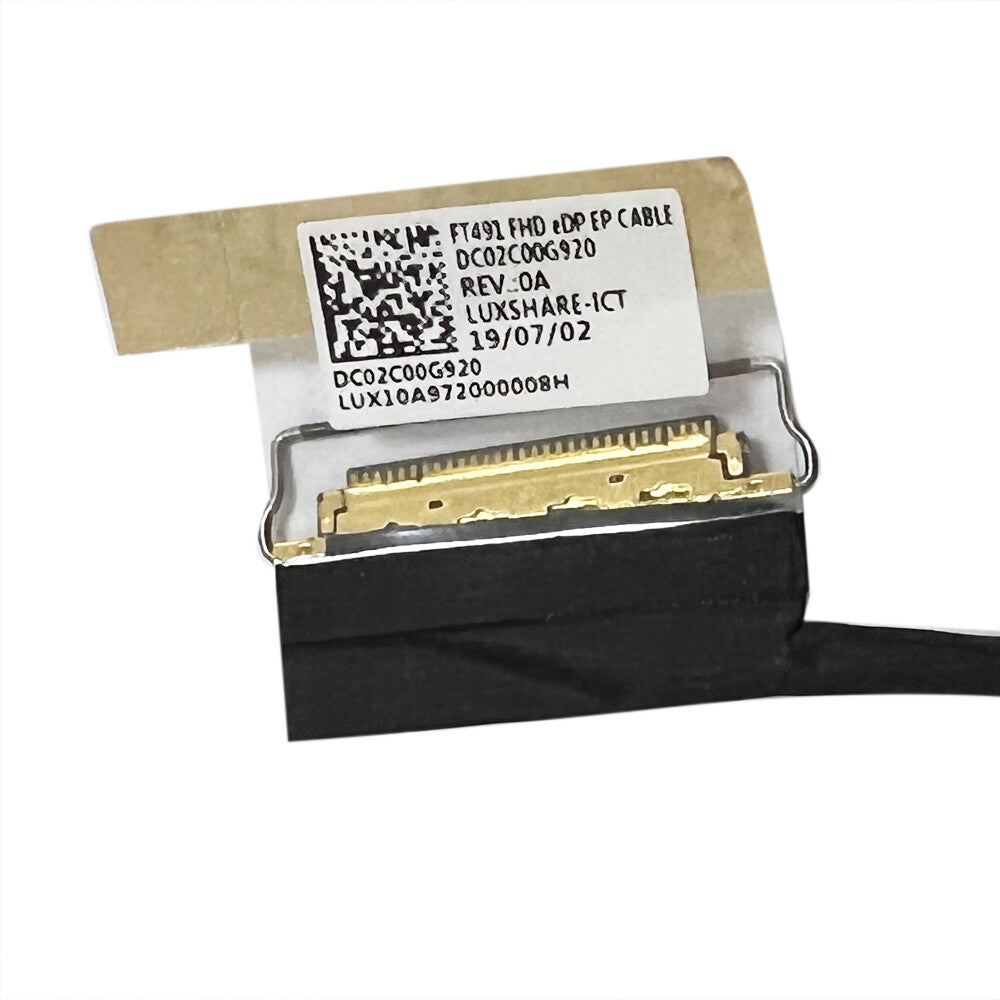 For LENOVO ThinkPad T490s 20NX 20NY T495s 20QJ 20QK FHD EDP EP 30PIN non-touch LCD Video Screen Cable 5C10V81943 5C10V81944 DC02C00G920 DC02C00G900