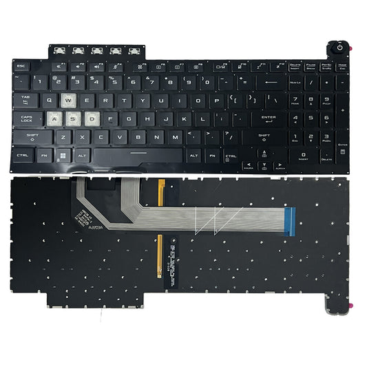 For ASUS TUF Gaming F15 FX506 FA506 FA506Q FX506L FA506U FX506LI US Backlit Keyboard