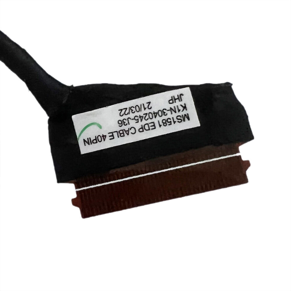 For MSI GL66 GF66 MS-1581 MS-1582 MS-1583 MS-1584 SWORD 15 A12UC-295US 40PIN LCD Video Screen Cable K1N-3040245-H39 K1N3040245-J36 K1N3040281-H39 K1N-3040322-J36 K1N-3040322-H39