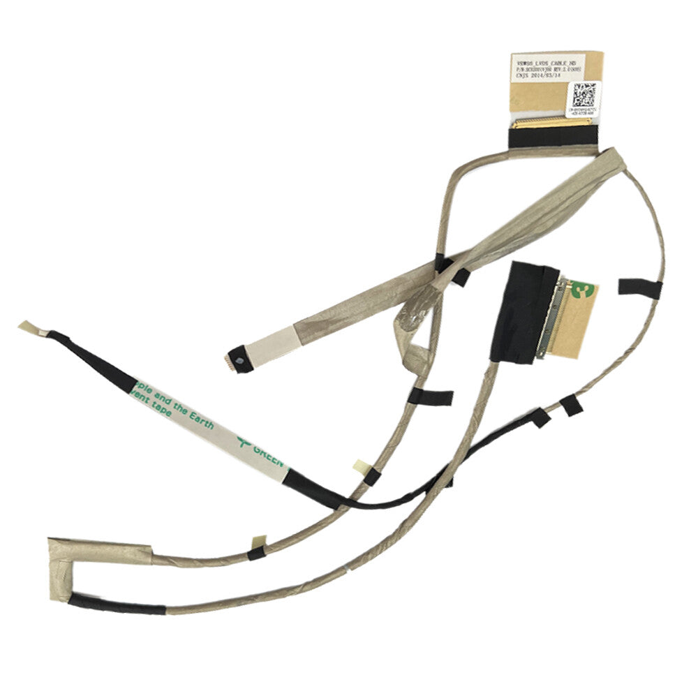 For Dell Inspiron 3521 3537 5521 5535 5537 VBW00 touch LED LVDS HD LCD Screen Cable 40pin DC02001VJ00 0HD9HG