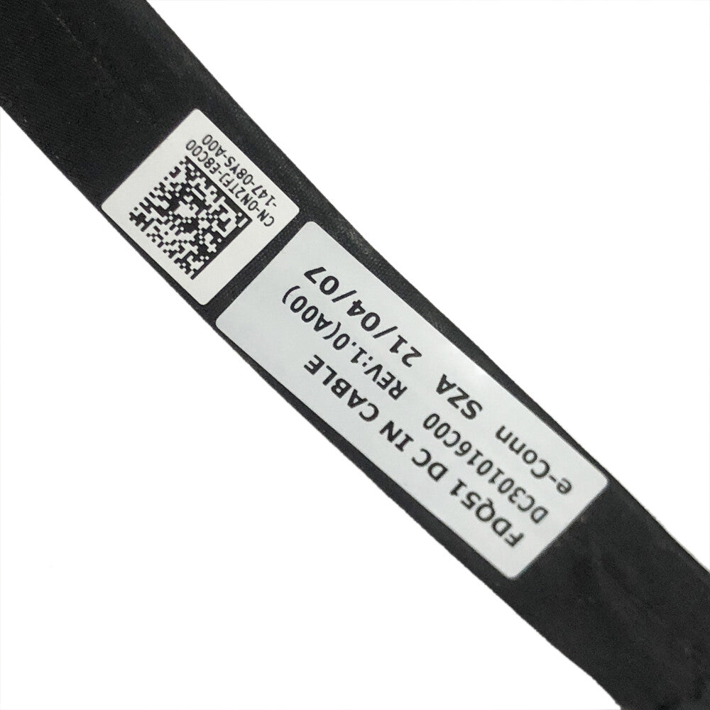 For Dell Alienware M15 R4 DC Power Jack Port Cable N2TFJ 0N2TFJ DC301016C00
