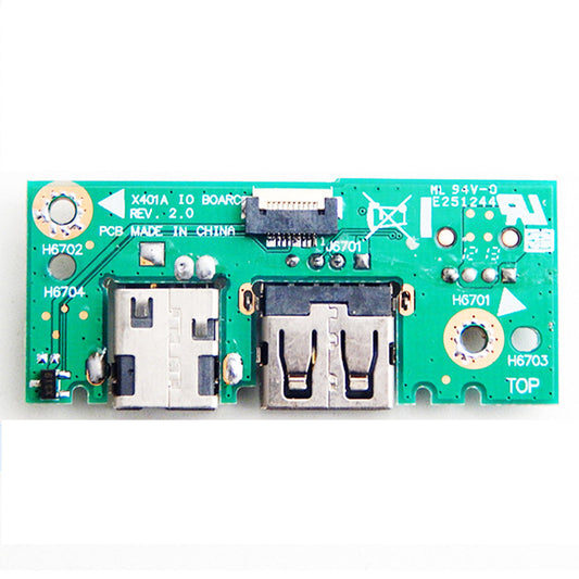 For ASUS X401U X501U DC Power Connector USB Board