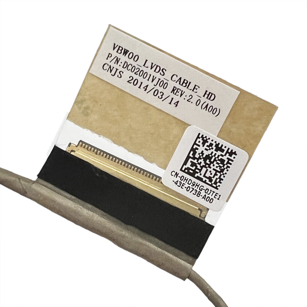 For Dell Inspiron 3521 3537 5521 5535 5537 VBW00 touch LED LVDS HD LCD Screen Cable 40pin DC02001VJ00 0HD9HG