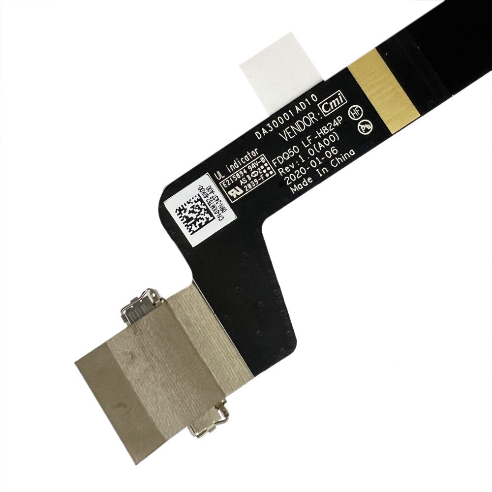 For Dell XPS15 9500 Precision 5550 M5550 FDQ50 NO-TOUCH LCD Screen Cable  0XMT52 XMT52 DA30001AD10