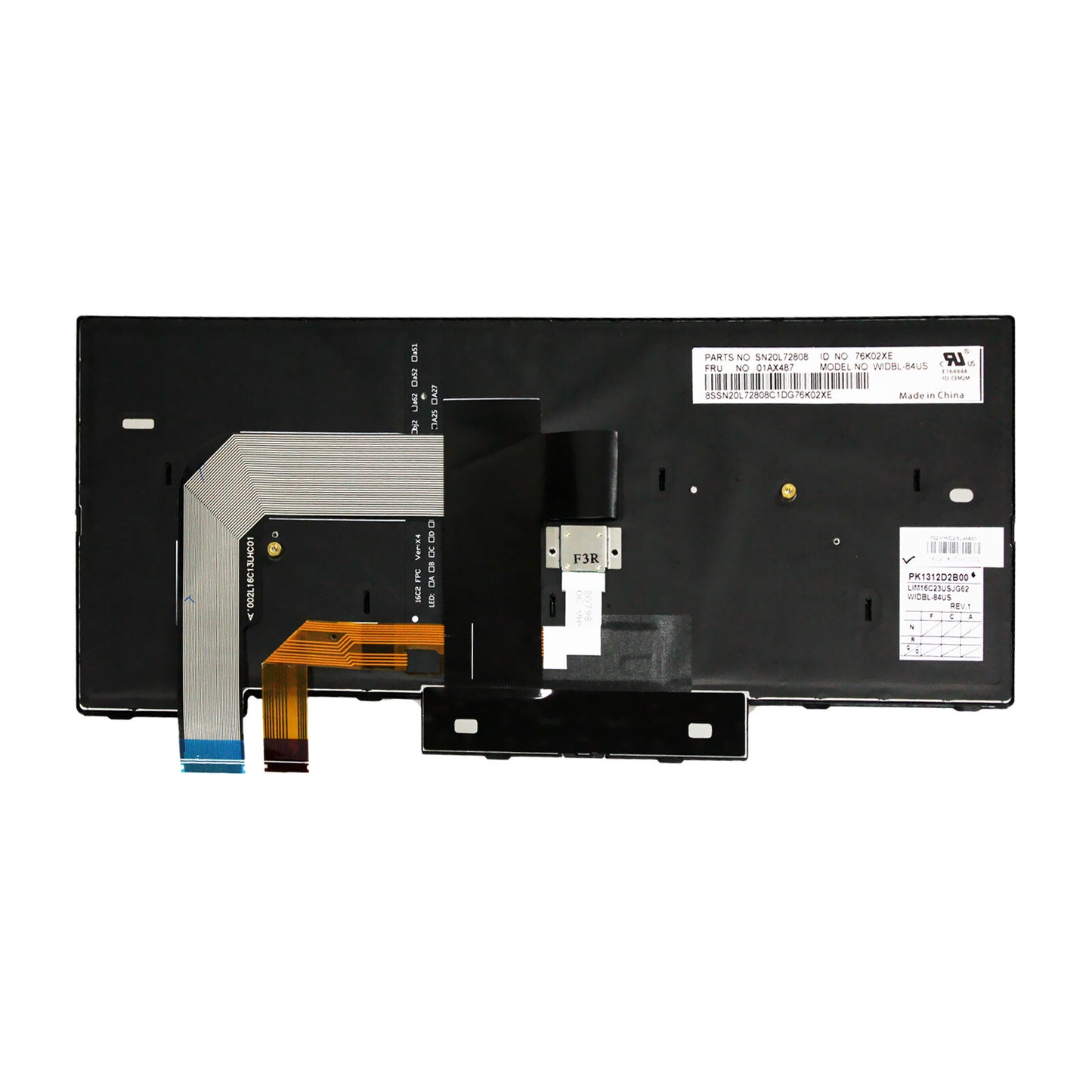 For LENOVO ThinkPad  T470 20HD 20HE 20JM 20JN A475 20KL 20KM T480 20L5 20L6 A485 20MU 20MV US Backlit Keyboard 01AX569 01AX528 01AX487