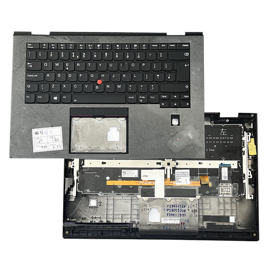 For Lenovo ThinkPad X1 Yoga 3rd Gen 20LD 20LE 20LF 20LG C-shell UK Backlit Keyboard 460.0CX05.0005 SM10P95299