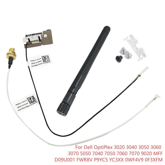 Dell OptiPlex 3020 3040 3060 7040 7070 9020 MFF WiFi Antenna Cable 2.5G D09U001 FWR8V P9YC5 YC3XX 0F3XFM