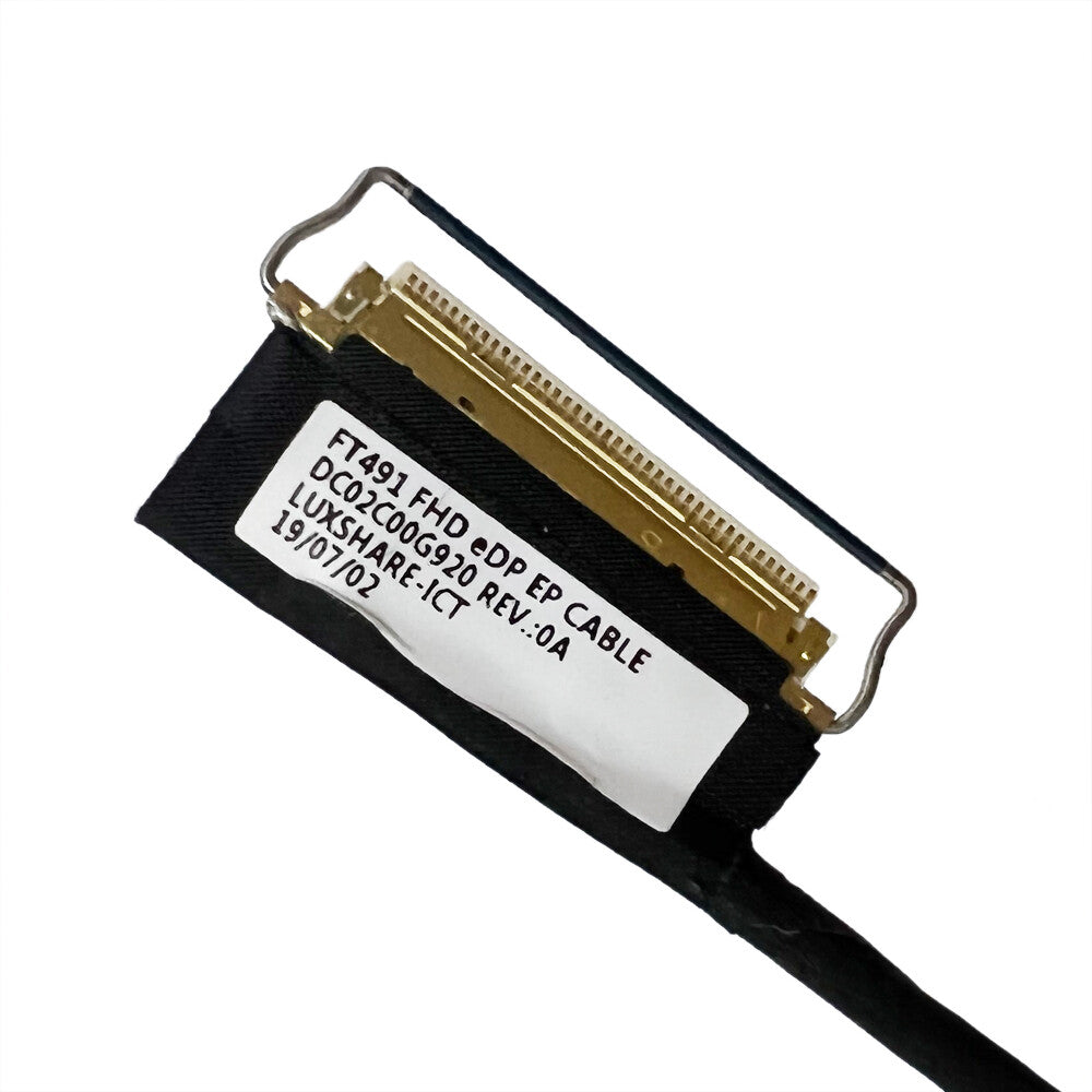 For LENOVO ThinkPad T490s 20NX 20NY T495s 20QJ 20QK FHD EDP EP 30PIN non-touch LCD Video Screen Cable 5C10V81943 5C10V81944 DC02C00G920 DC02C00G900