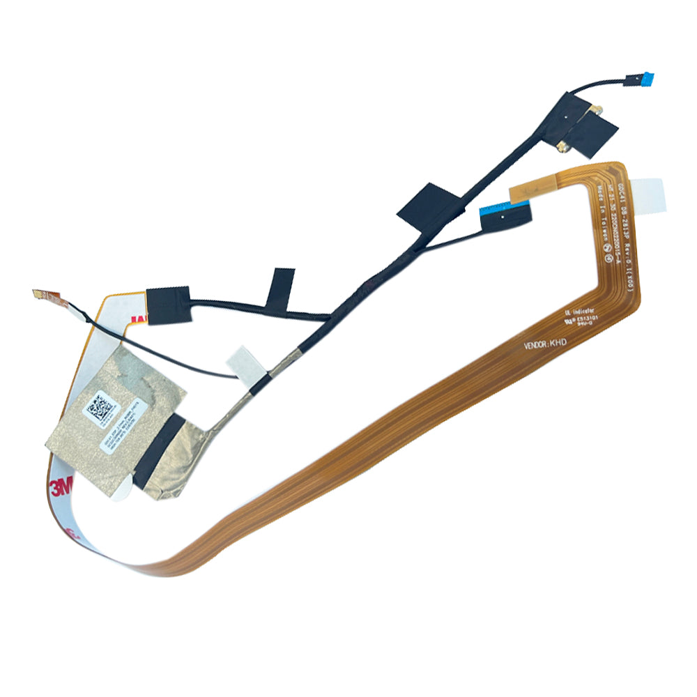 For Dell Latitude 7420 E7420 GDC41 EDP FHD RGB IR 40pin touch LCD Video Screen Cable 2.7mm 0RWGFN RWGFN DC02C00R000