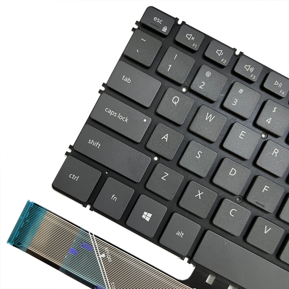 For DELL Inspiron 7490 Vostro 5390 5391 5490 5590 Latitude 3301 3410 US Backlit Keyboard