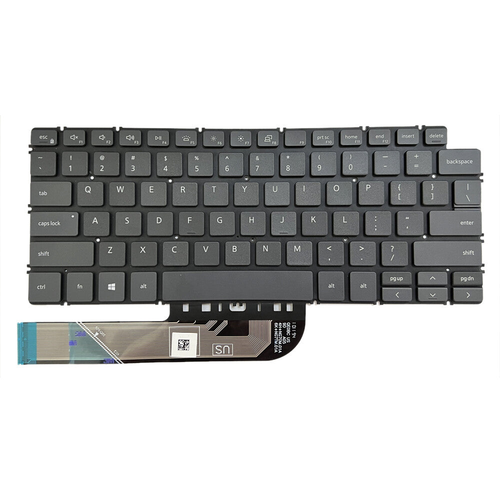 For DELL Inspiron 7490 Vostro 5390 5391 5490 5590 Latitude 3301 3410 US Backlit Keyboard