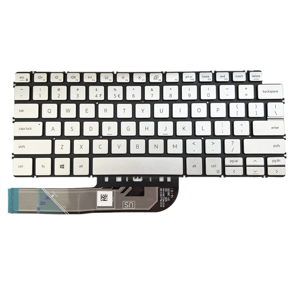 For DELL Inspiron 7490 Vostro 5390 5391 5490 5590 Latitude 3301 3410 US Backlit Keyboard