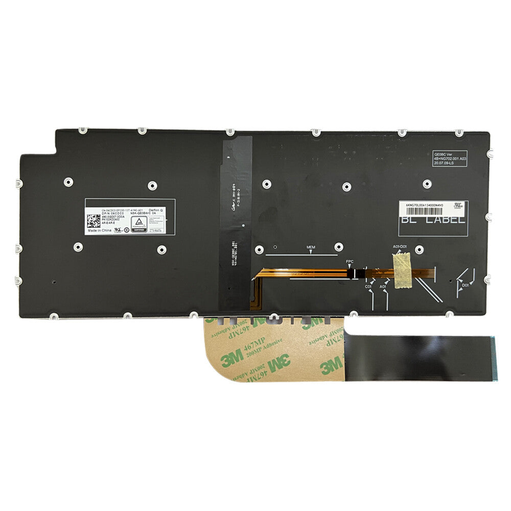 For DELL Inspiron 7490 Vostro 5390 5391 5490 5590 Latitude 3301 3410 US Backlit Keyboard