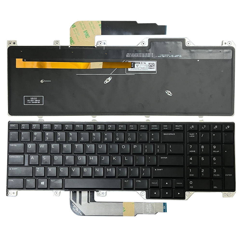 Keyboard Backlit For DELL Alienware 17 R4 R5 M17 R4