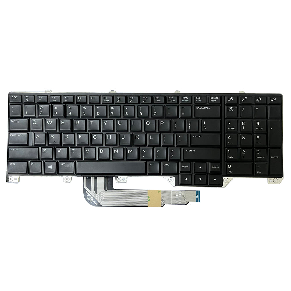 Keyboard Backlit For DELL Alienware 17 R4 R5 M17 R4