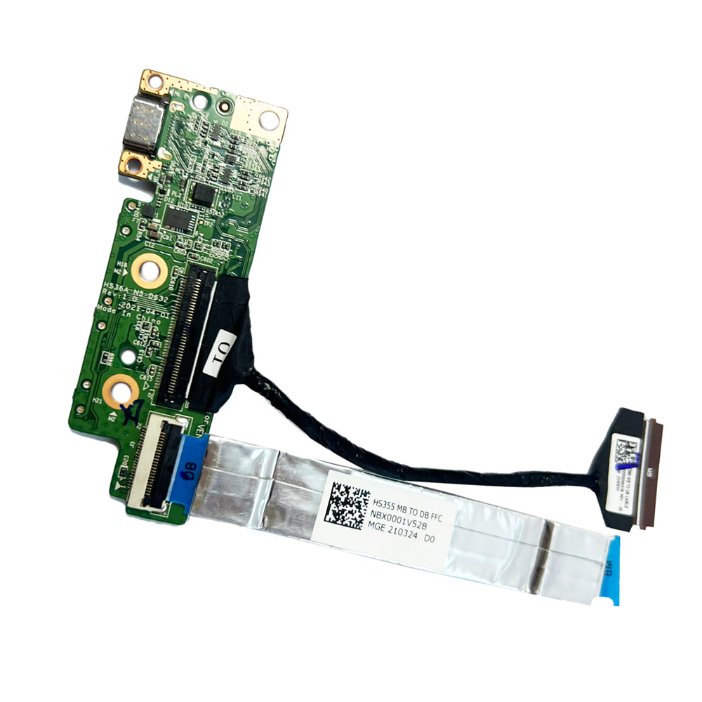 For Lenovo IdeaPad Flex 5 Chromebook-13ITL6 82M7 USB Board with IO Cable 5C50S25229 NS-D632 DC02002MG1B NBX0001V52B