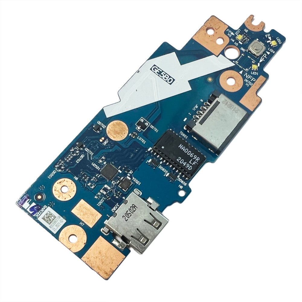 For Lenovo ThinkPad E15 Gen 2 20TD 20TE USB Board with Fingerprint reader 5C50Z44718 NS-D013