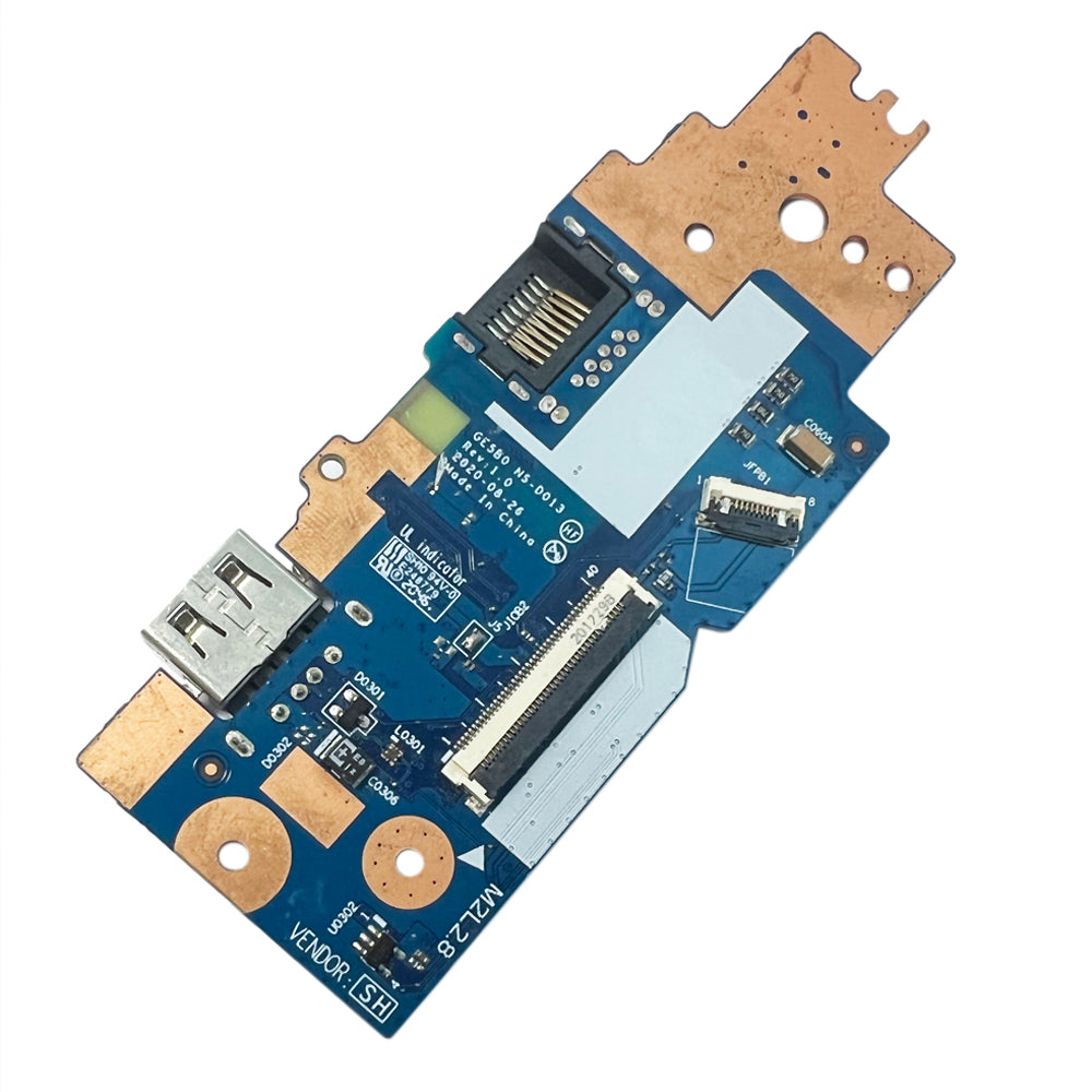 For Lenovo ThinkPad E15 Gen 2 20TD 20TE USB Board with Fingerprint reader 5C50Z44718 NS-D013