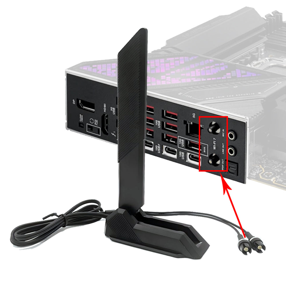 For Gigabyte Z890 AORUS XTREME AI TOP | X870E AORUS MASTER | W790 AI TOP WiFi Antenna Cable