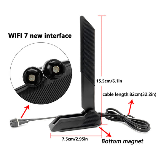 For ASUS PRIME X870-P | ProArt X870E-CREATOR WIFI | PRIME Z890-P-CSM WiFi Antenna Cable