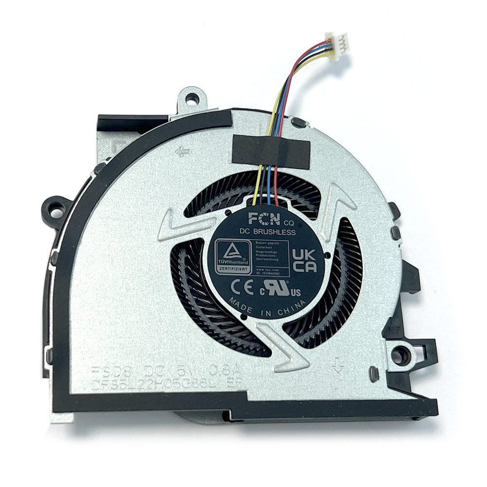 ASUS TUF Gaming A16 FA608 FA608WI TUF Gaming F16 FX608 5V CPU Cooling Fan FSQ8 13NR0J00M02011 DQ5D587F006 DFS5L22H05G86L