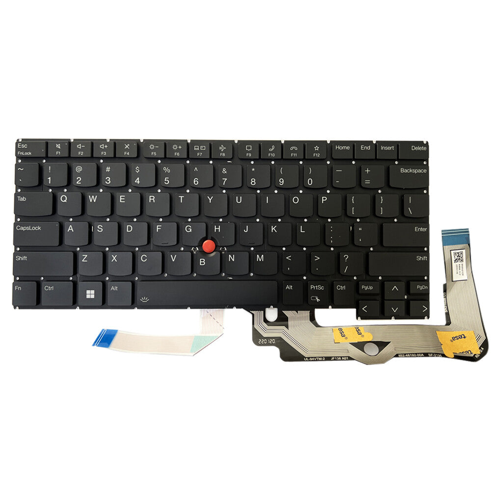 For Lenovo ThinkPad T14s Gen 3 21BR 21BS US Black Keyboard SN21D68484