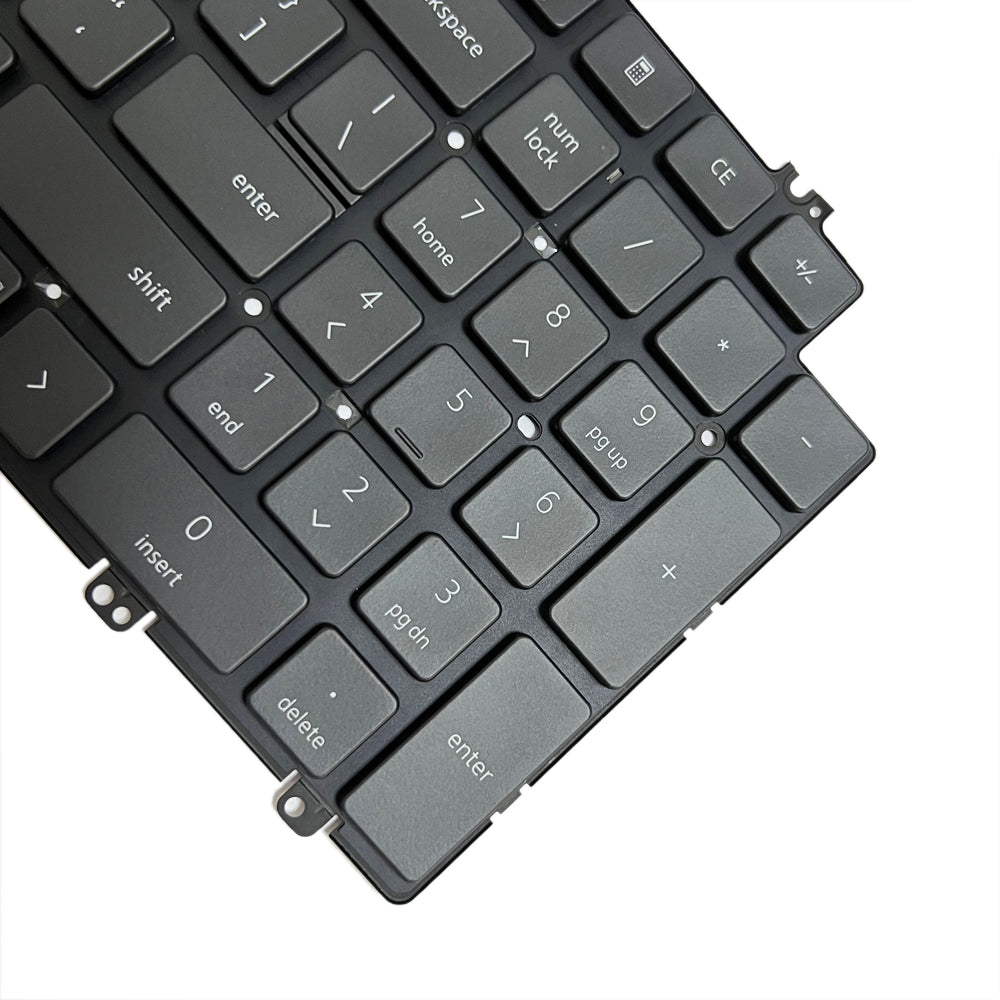 For Dell Latitude 5520 5521 Precision 3560 3561 US Backlit Keyboard Black