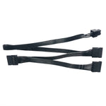 Power Supply Cable For Seasonic 6Pin to 3 SATA 15Pin