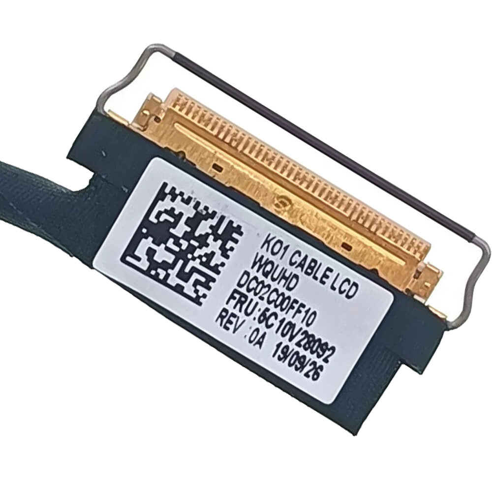 40PIN Lenovo Thinkpad X1 Carbon 7th Gen 20QD 8th Gen 20U9 K01 WQHD LCD Video Display Screen Cable 5C10V28092 DC02C00FF10