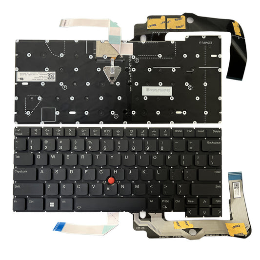For Lenovo ThinkPad T14s Gen 3 21BR 21BS US Black Keyboard SN21D68484