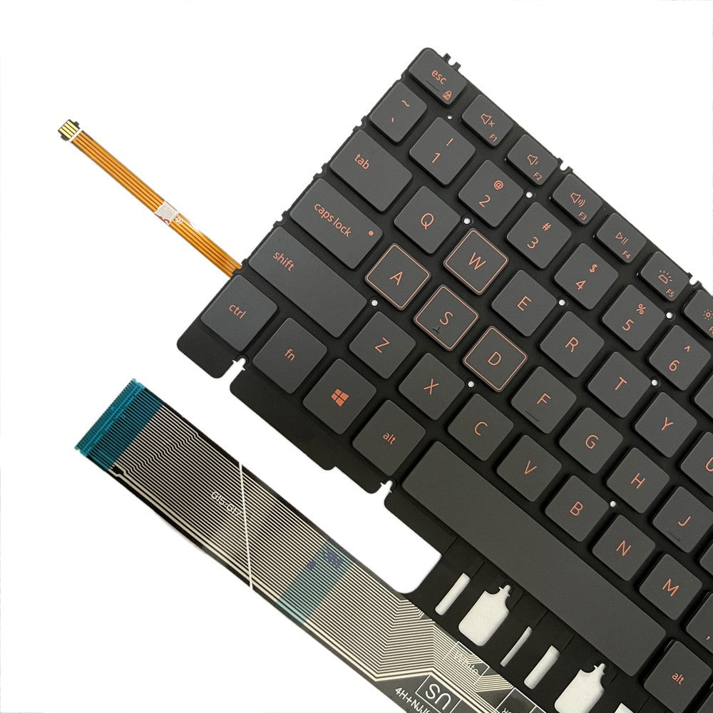 For Dell Inspiron G15 5510 5511 5515 5520 US Backlit Keyboard 0TJ0J6 490.0GE07.0A01