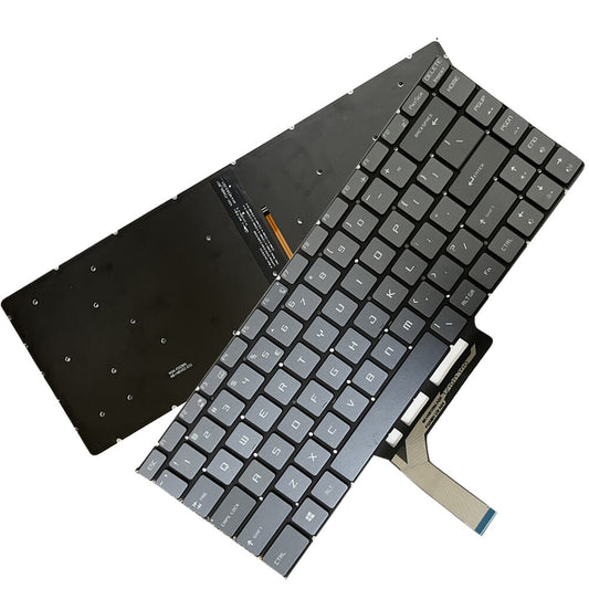 For MSI MS-16Q5 WS65 9TJ US Gray Backlit Keyboard NSK-FDABN_800 P-180402-2