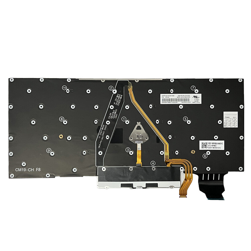 For Lenovo ThinkPad X1 Yoga 4th Gen 20QF 20QG 20SA 20SB US Black Backlit Keyboard