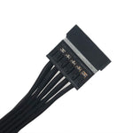 Power Supply Cable For Seasonic 6Pin to 3 SATA 15Pin