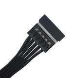 Power Supply Cable For Seasonic 6Pin to 3 SATA 15Pin